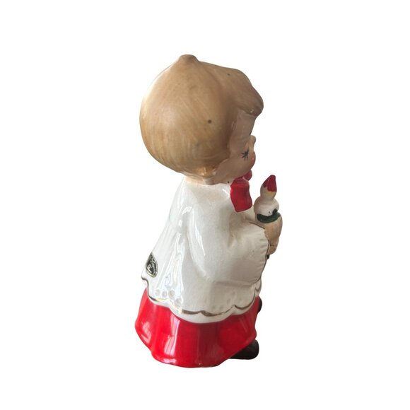 Vintage Josef Originals Christmas Choir Boy Kitsch Figurine Holiday Decor - Picture 4 of 6
